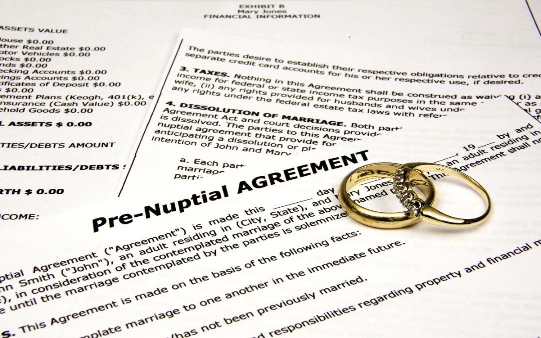 Overview and reasons for a prenuptial agreement or antenuptial assention in birmingham